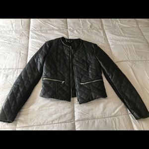 Zara faux leather jacket- size small